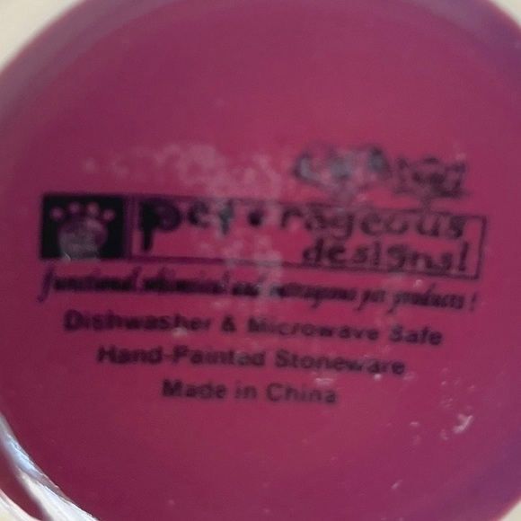 Pet Rageous Designs Purple and Blue Coffee Tea Mugs with Paw Prints Set of 2 - Picture 8 of 10